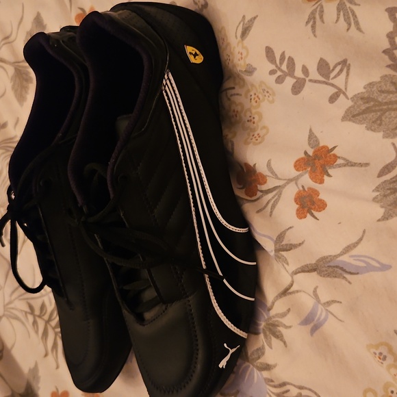 Puma Men's Black FERRARI FUTURE KART CAT SHOES - Picture 4 of 12